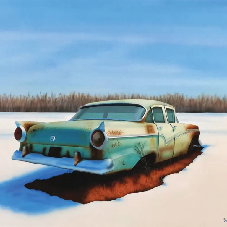 Frozen Ford Fairlane by Fred Schollmeyer