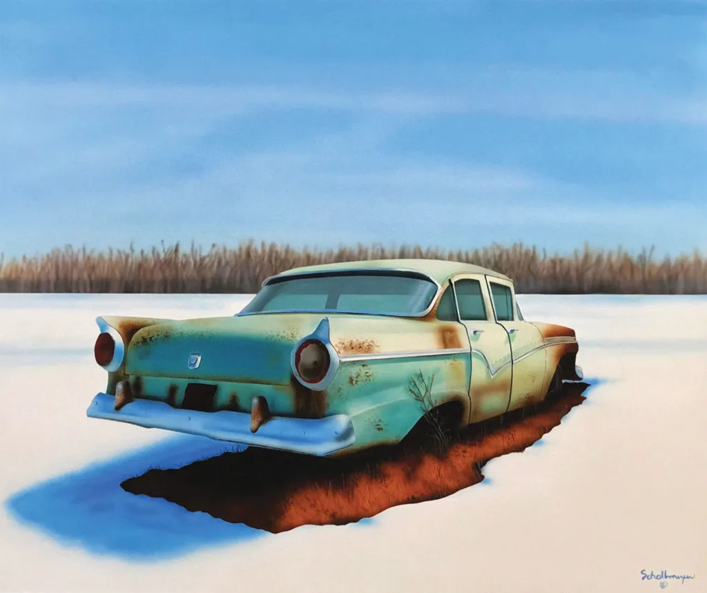 Frozen Ford Fairlane by Fred Schollmeyer