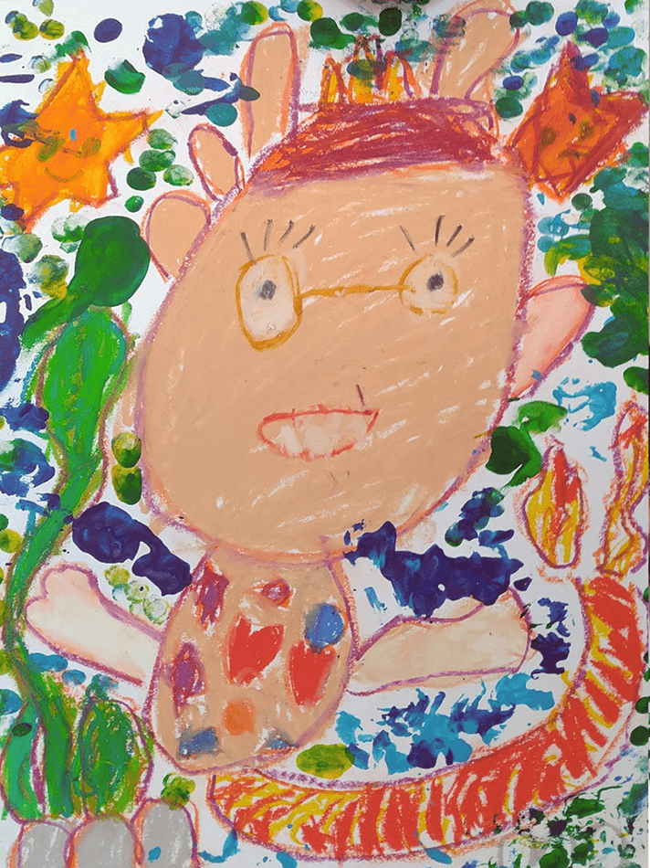 《小美人魚》7歲兒童創作